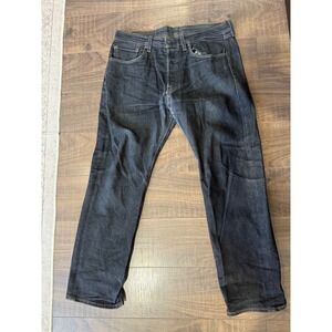 Levi's 501 Original Fit Jeans Dark Wash‎ Button Fly Men's W32 L30